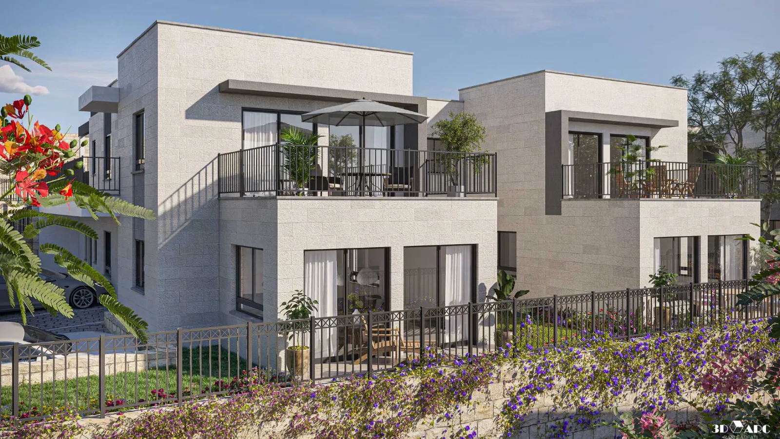 תמונת הדמייה בתי אמנה באדורה